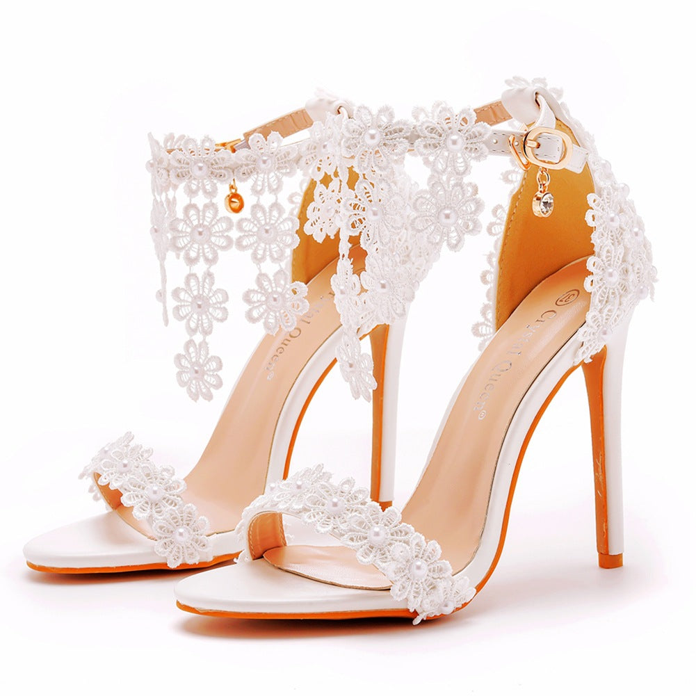 Luvéra Strass High Heel Schuhe Frauen