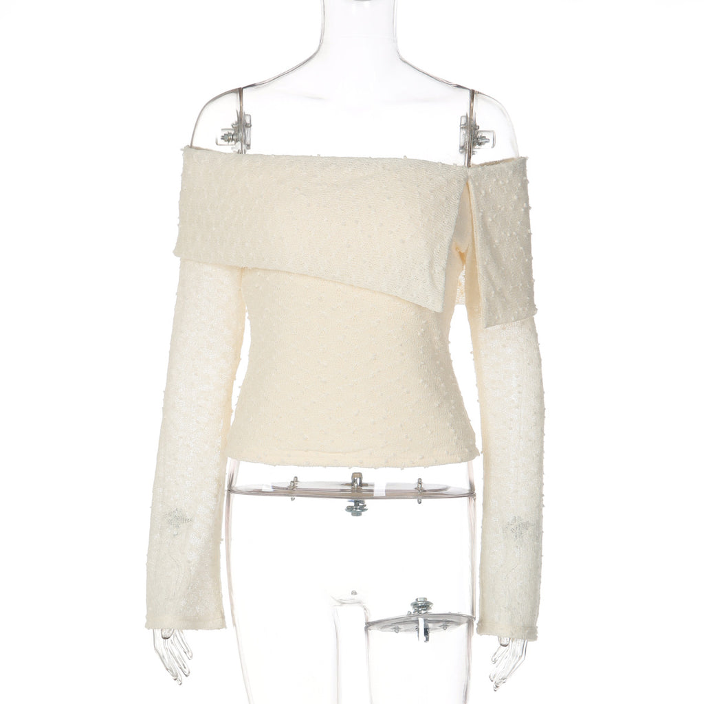 Luvéra Schmal geschnittenes Crop-Top im Designer-Stil