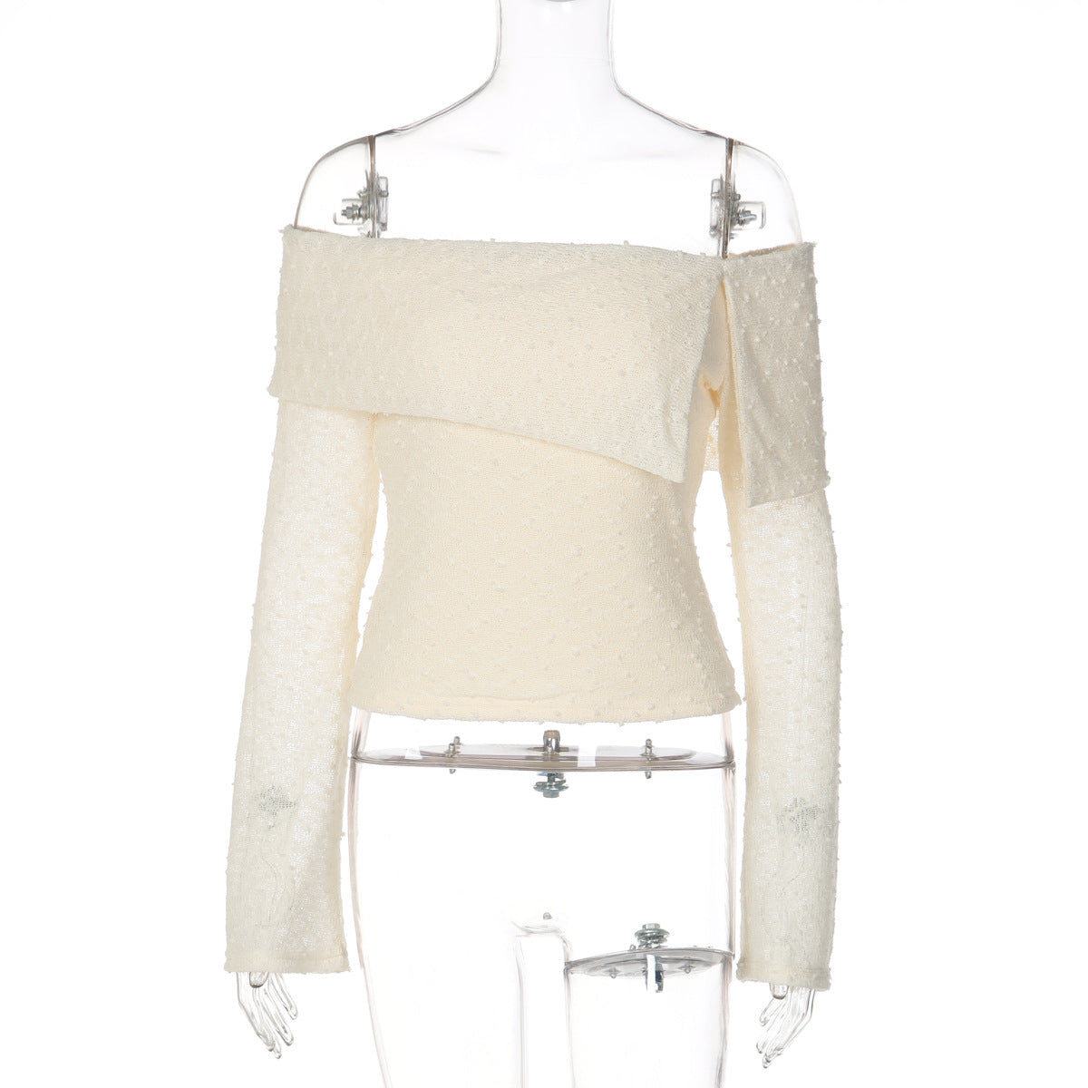 Luvéra Schmal geschnittenes Crop-Top im Designer-Stil