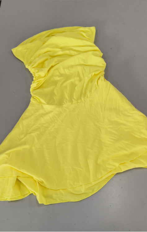 Luvéra Tube-top Kurzes Kleid Sommer Plissee Enge Kleider Für Frauen Kleidung