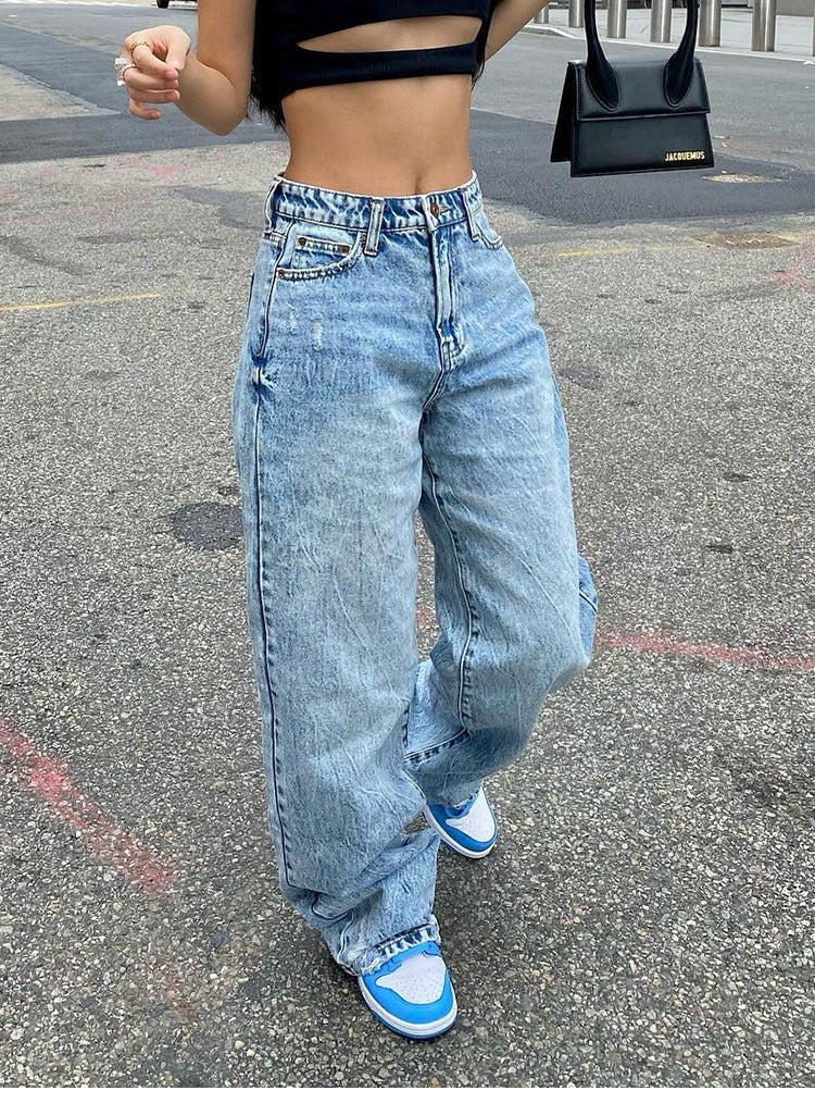 Luvéra Schmale Mode Jeans Frau