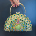 Luvéra Große Pfau-Diamant-Taschen