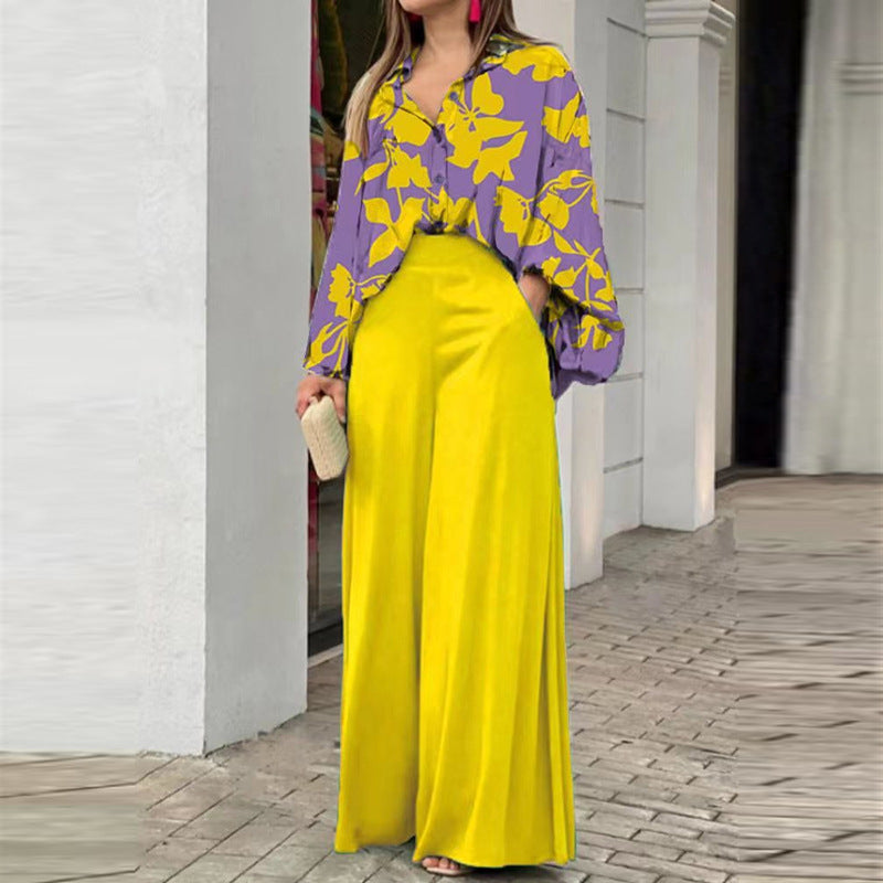 Luvéra modische lässige und elegante Damenhose mit weitem Bein