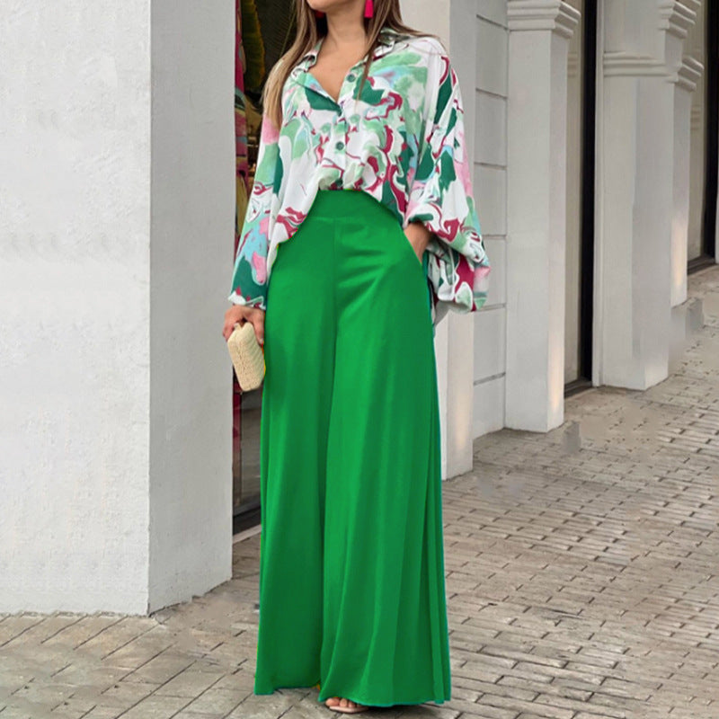 Luvéra modische lässige und elegante Damenhose mit weitem Bein