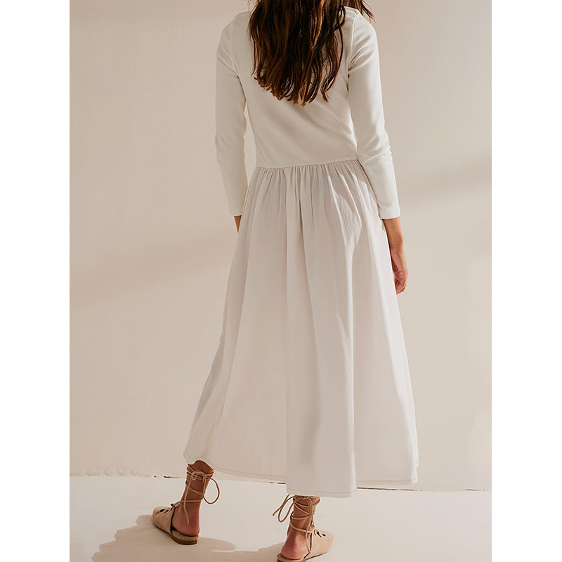 Luvéra Slim-Fit Langarm Kleid - Zeitlos % Modern