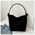 Luvéra Large Capacity Frosted Suede Fashion Casual Shoulder Underarm Tote Handbag