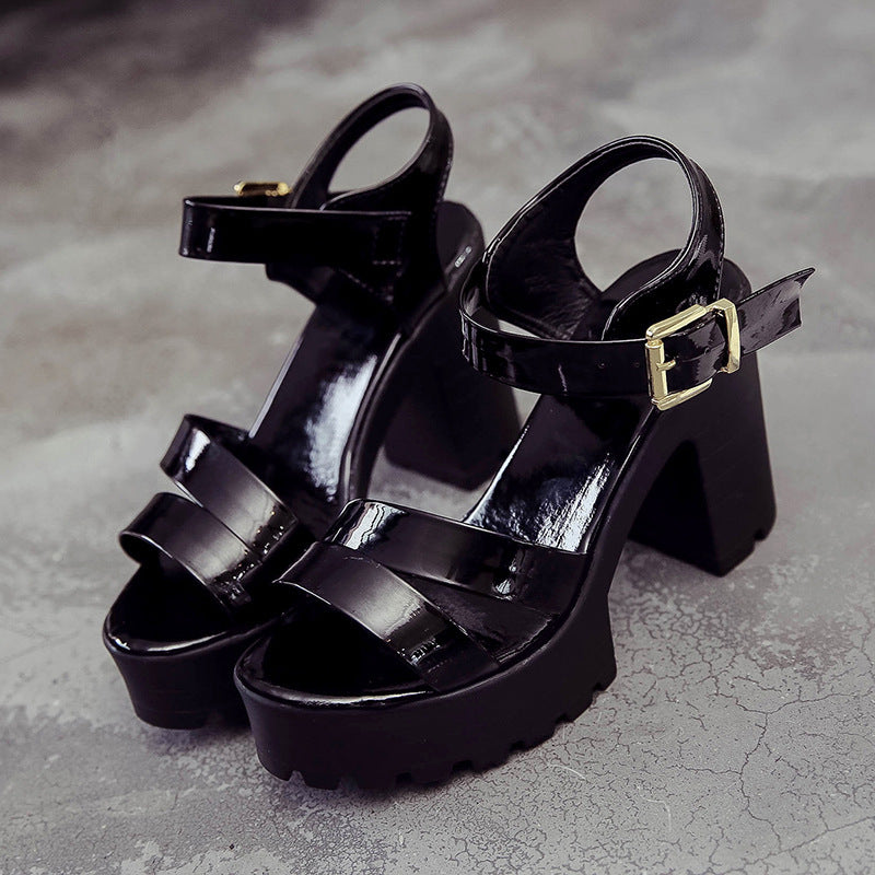 Luvéra Stil Wasserdichte Plattform High Heel Frauen Schuhe