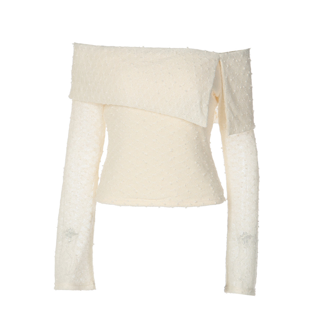 Luvéra Schmal geschnittenes Crop-Top im Designer-Stil