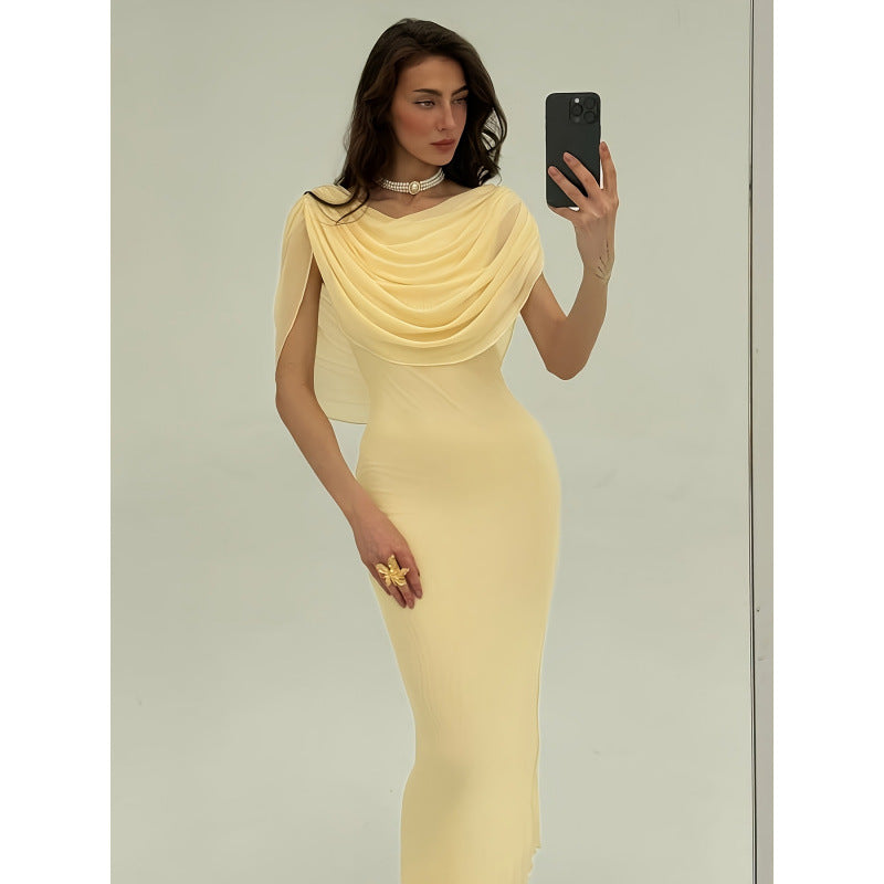 Luvéra Elegantes MaxiKleid - Figurbetontes Damenkleid mit Taillierung
