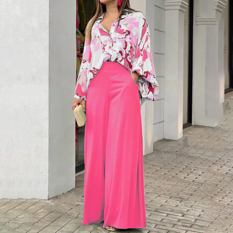 Luvéra modische lässige und elegante Damenhose mit weitem Bein