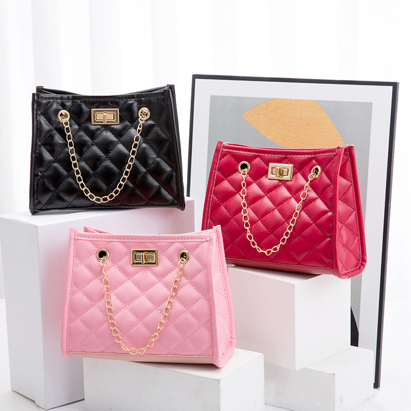Luvéra Mini Kette Schulter Taschen Rhombus Nähen Kleine Quadratische Taschen Für Frauen