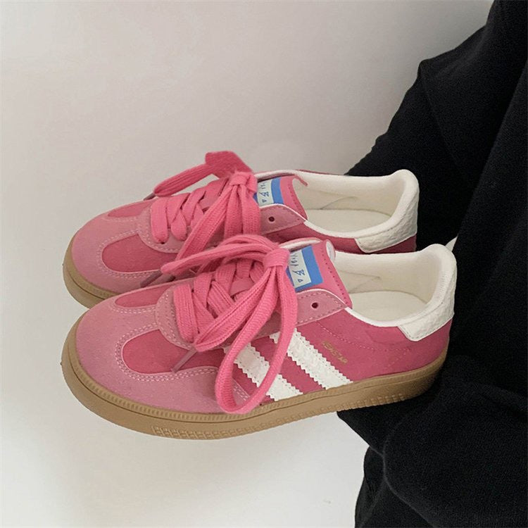 Luvéra Retro Casual Weiße Turnschuhe Für Frauen Vielseitig Und Perfekt Für Sport