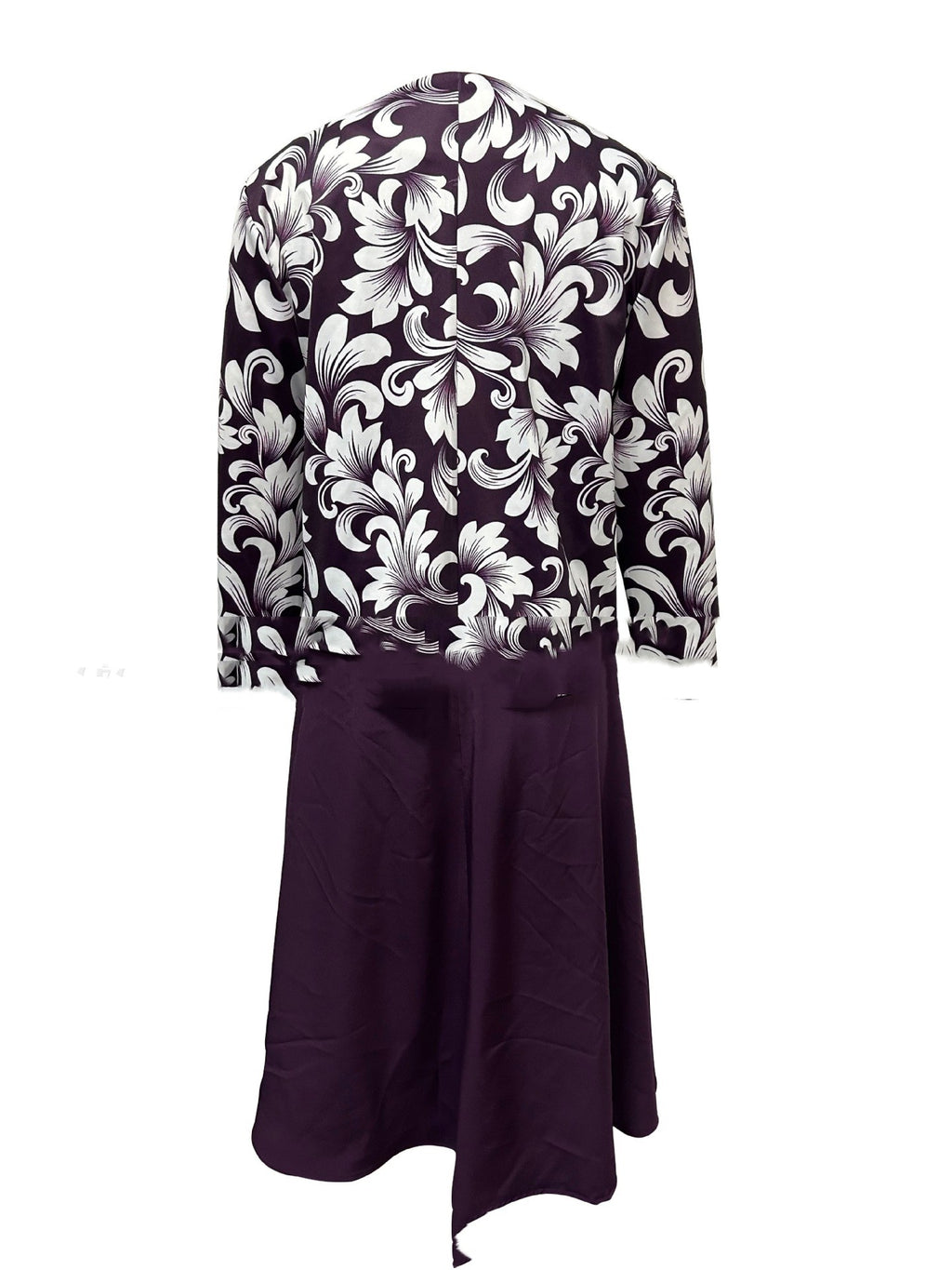 Luvéra Mantel Ärmelloses Kleid Zweiteiliges Set