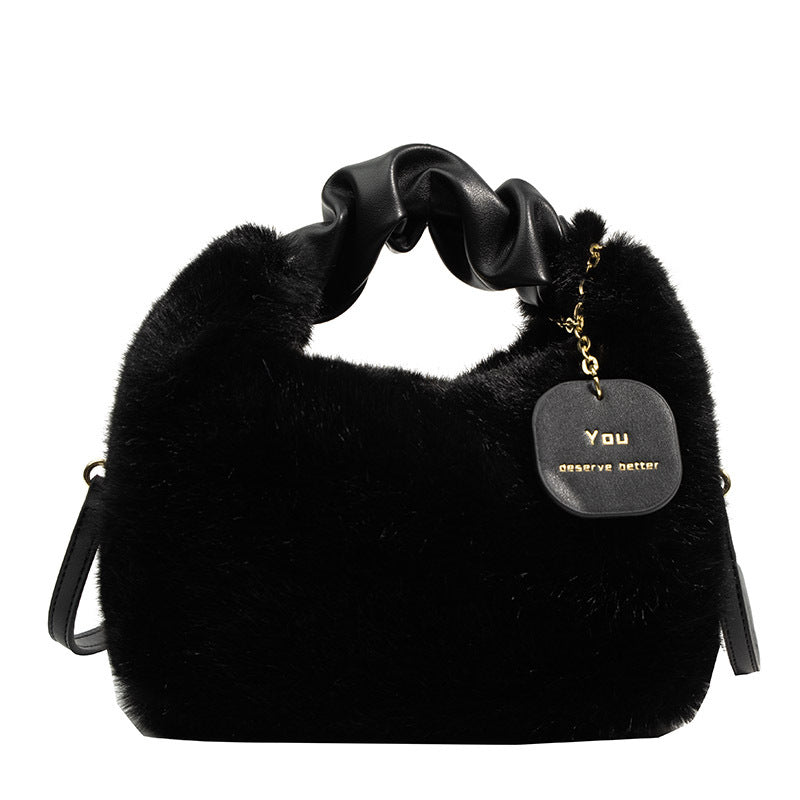 Luvéra Nette Plüsch Frauen Tasche