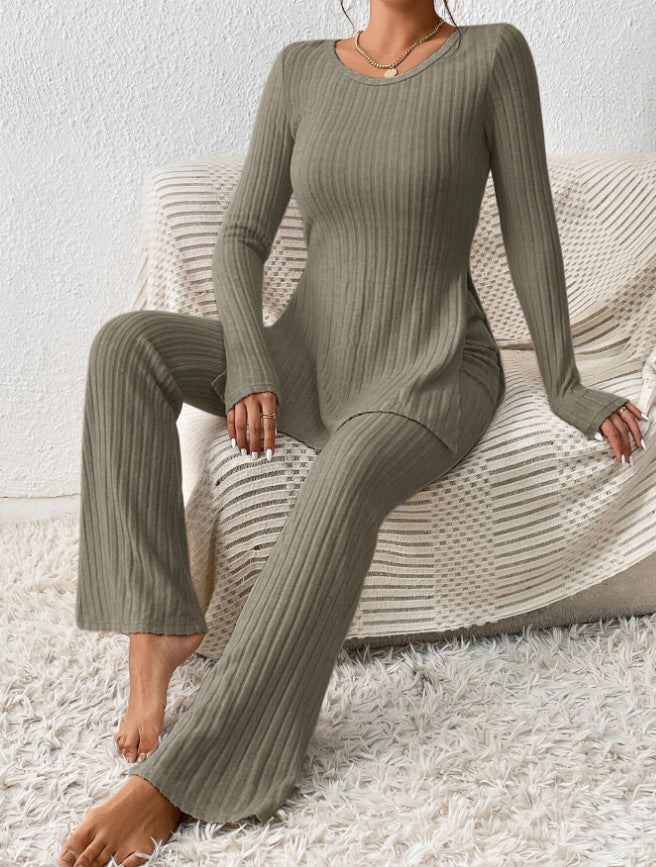 Luvéra Polyester frauen Kleidung Einfarbig Casual Schlank Neue Mode Frauen Elegante Outfit