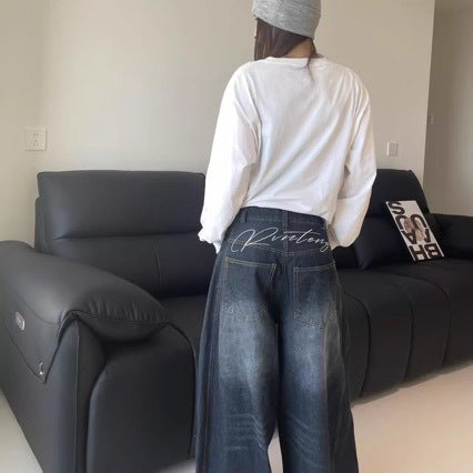 Luvéra Vielseitige, locker sitzende, bodenlange Scithe-Hose mit weitem Bein