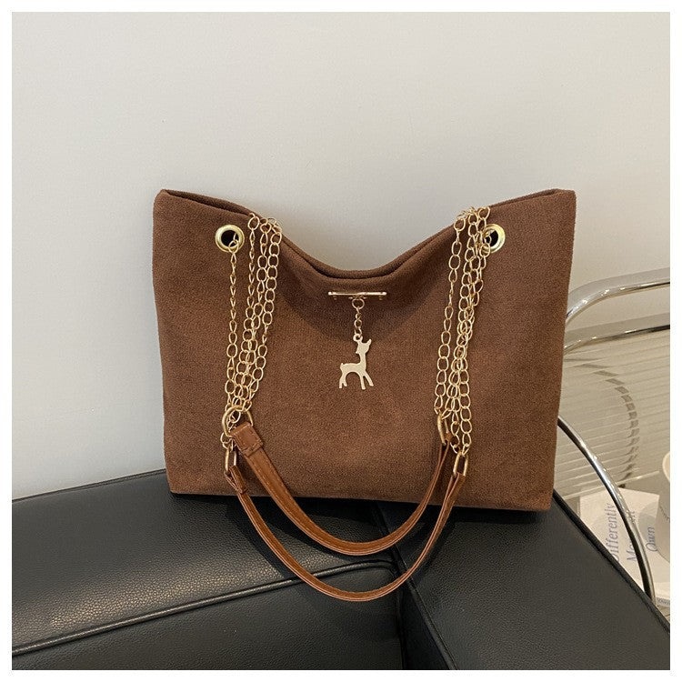 Luvéra Retro Commuter Textur Kette Umhängetasche