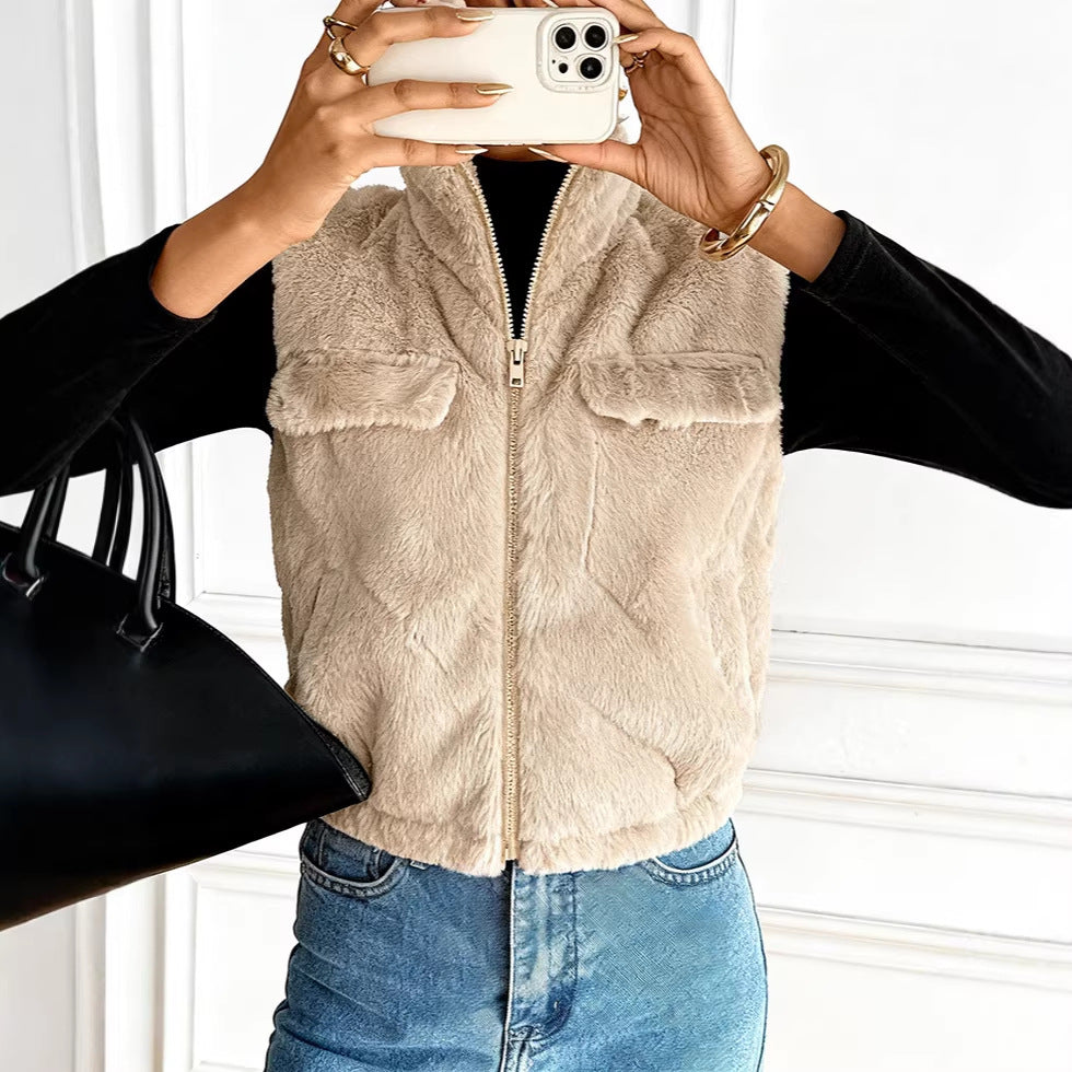 Luvéra Elegante Damen Kurz-Weste