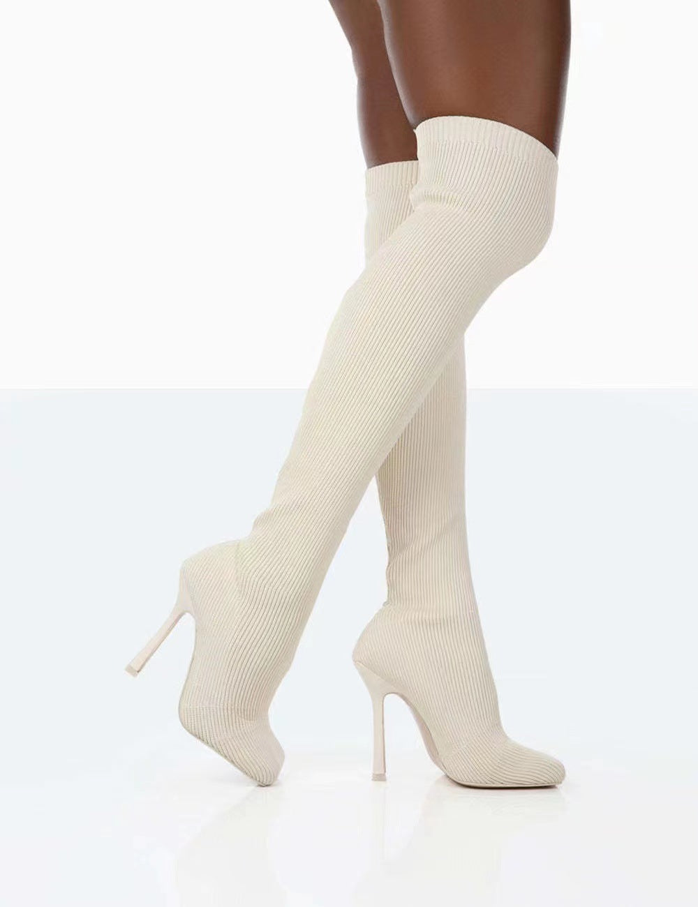 Luvéra Oberschenkel Hohe Stiefel Frauen Über Das Knie Lange Stiefel Mode Schuhe