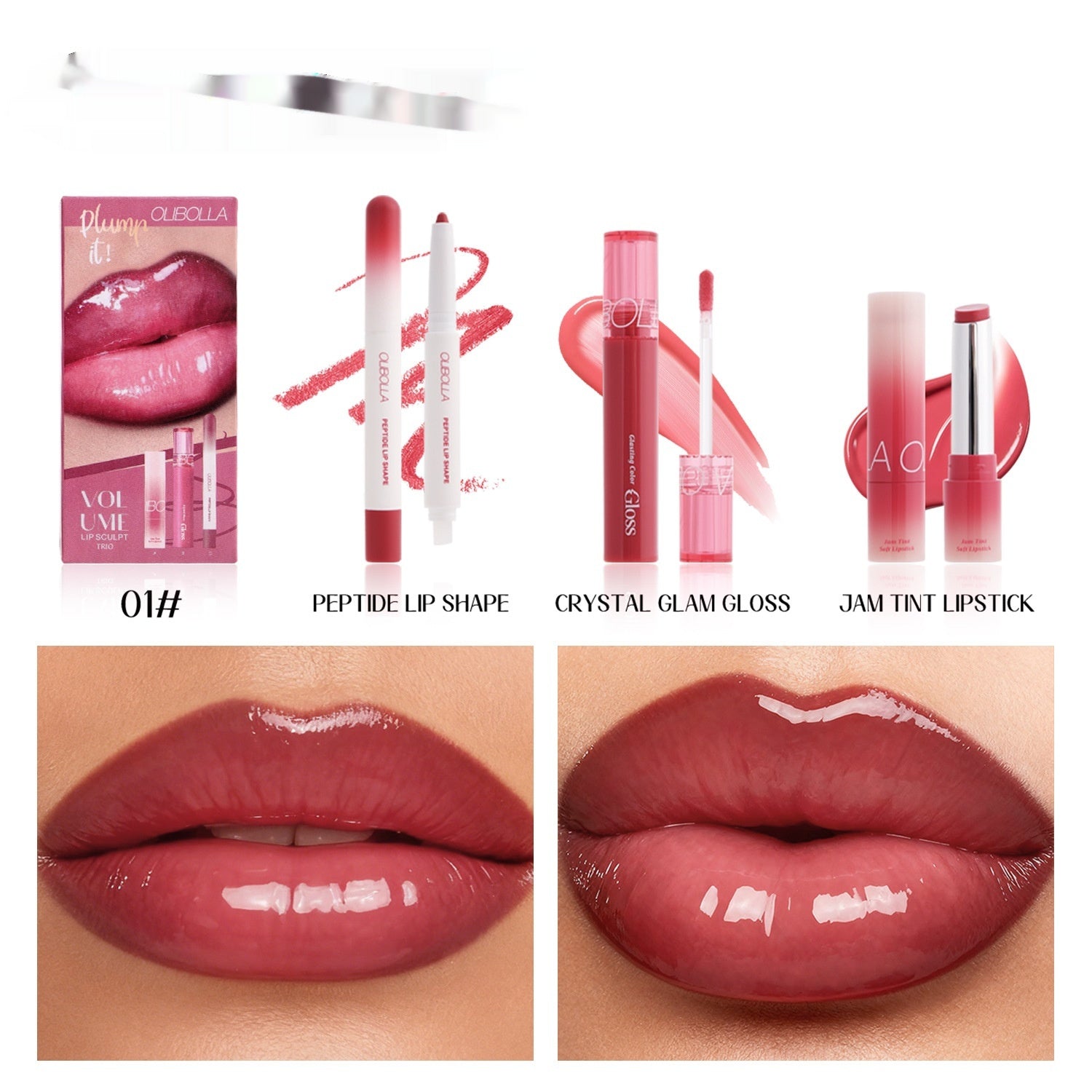 Luvéra Make-up-Set Eyeliner Dewy Lipgloss